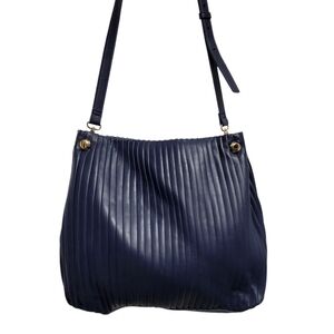 Alfani Faux Leather Hobo Bag Women’s.  Color Blue. Size Large.  New Without Tag